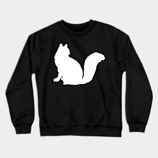 white cat Crewneck Sweatshirt